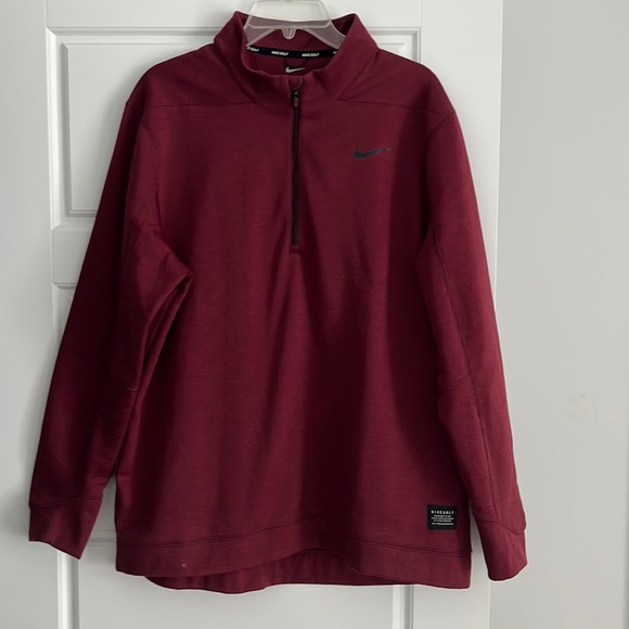 2000'S Nike Golf Half-Zip Warm-Up Pullover, Men's Size Medium polyester black type Vintage Second Hand